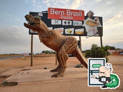 O exterior do Bem Brasil Pastéis - Loja Novo Paraná