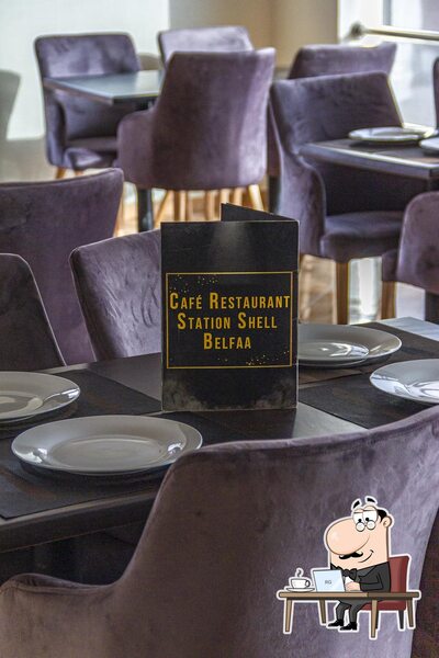 L'intérieur de Restaurant Station Shell BELFAA