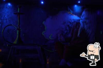Check out how The Dream Puff Neon Lounge looks inside