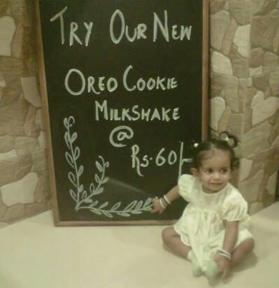 Check out the daily specials on the blackboard