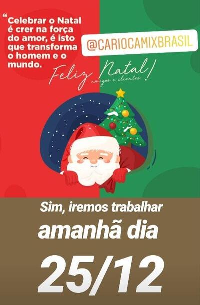 Aqui está a publicidade do CariocaMix Premium Belford Roxo RJ