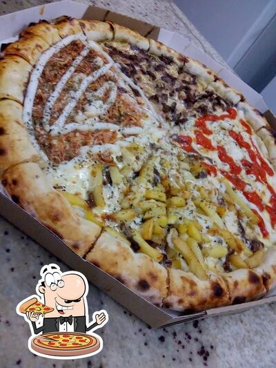 Escolha pizza no Rebeca pizza