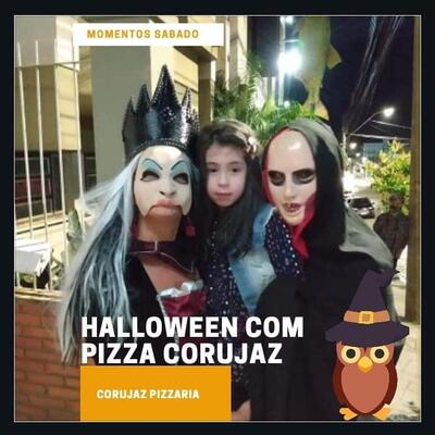 Aqui está a publicidade do Corujaz Pizzaria