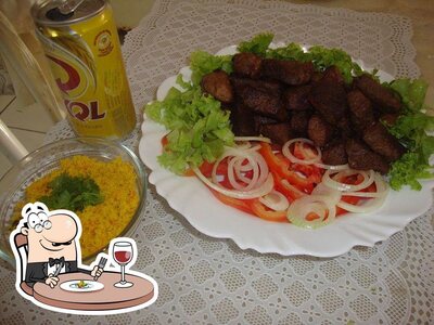 Comida em Restaurante Abraão