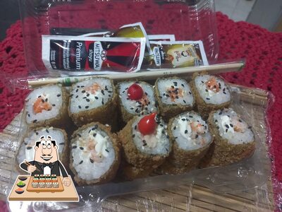 Sushi é um famoso item de comida originário do Japão