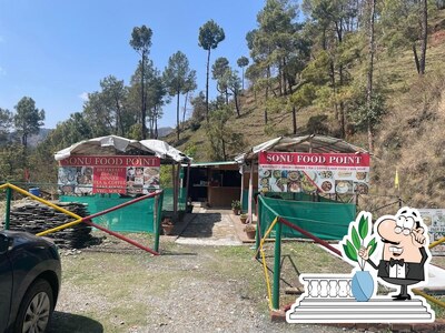 Enjoy the view at the outside area of Sonu Food Point