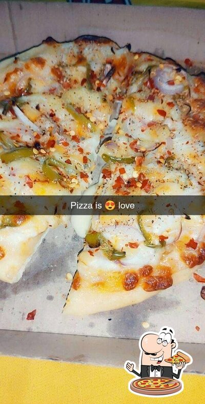 At Pizza Cave, you can enjoy pizza