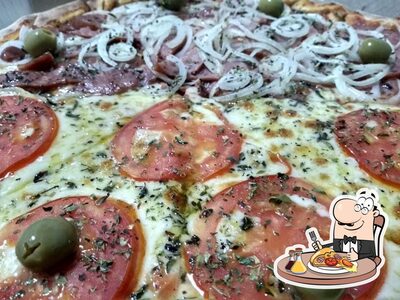 Escolha pizza no Arábia