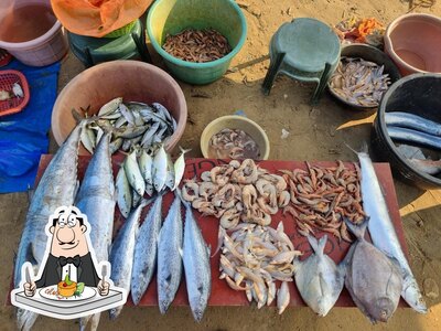 Food at Wayri Beach