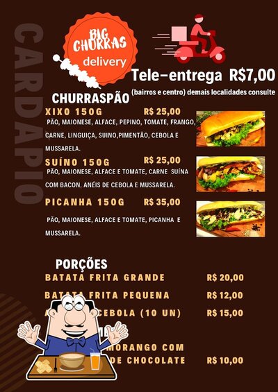 Platos en BIG CHURRAS GASTROPUB