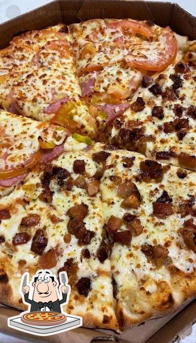 Consiga pizza no Divina Pizza