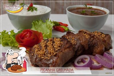 Dê uma olhada na seleção de refeições de carne