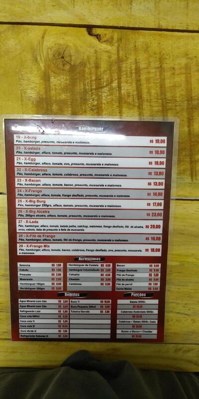 Aqui está a publicidade do Leda Lanches