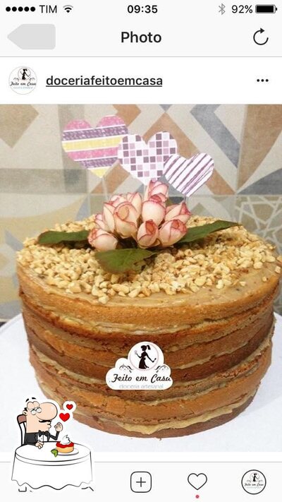 Não esqueça de experimentar uma sobremesa no Feito em Casa