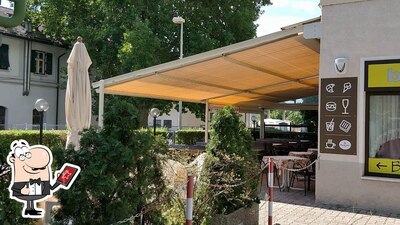 La parte esterna è una caratteristica importante di Bar Goethe