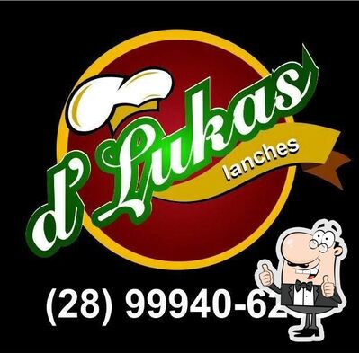 A representação visual da marca do D'Lukas lanches