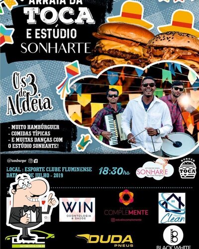 Aqui está a publicidade do Toca Burger Hamburgueria e Pizzaria em Rio Bonito