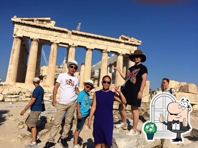 Goditi la vista dall'area esterna di Hong Kong