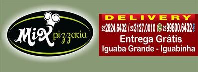 O logotipo do MIX Pizzaria
