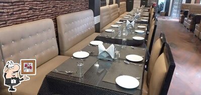 Take a seat at one of the tables at Midtown Restaurant