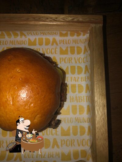 Comida em MUDA Organic Burger