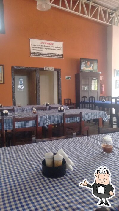 O interior do Restaurante Panela de Minas