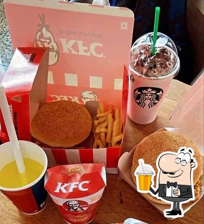 KFC serves a number of drinks