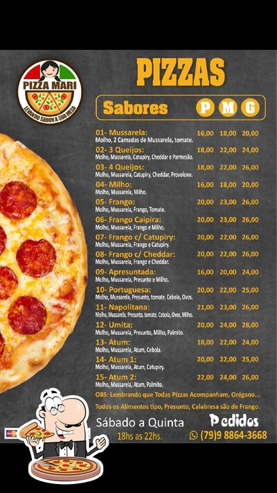 Consiga diferentes estilos de pizza