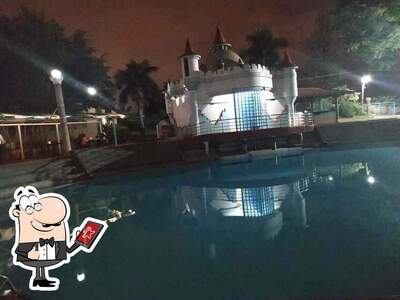 The outside part is an important feature of Paradise Pool Side Restaurant