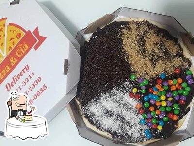 Pizza e Cia. provê uma gama de pratos doces