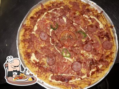 No V.a Lanches Bar, você pode degustar pizza