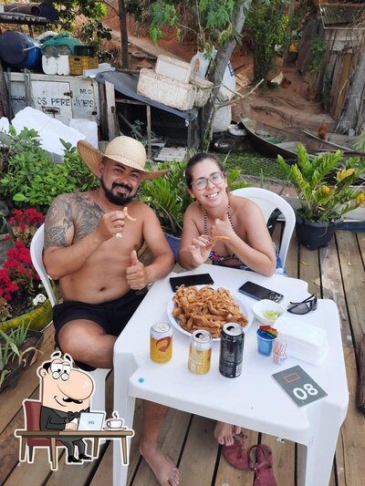 O interior do Bar, Porções, Petisco de Peixe e Aluguel de Barcos em Santa Maria, Sp