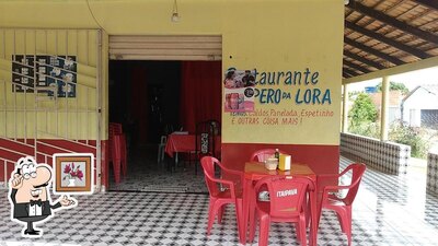 O interior do Restaurante Tempero da Lora