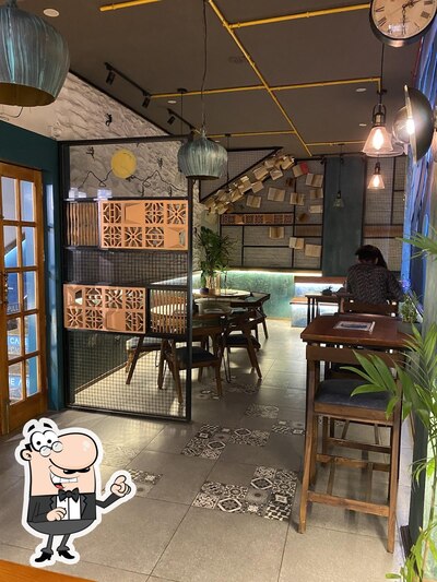 The interior of CAFE BLUE SPARROW