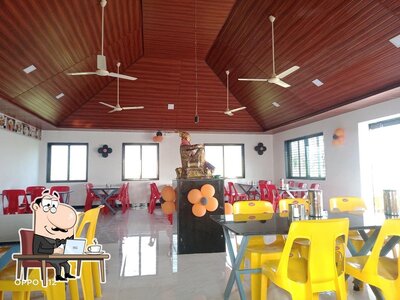 Take a seat at one of the tables at Shivneri Misal
