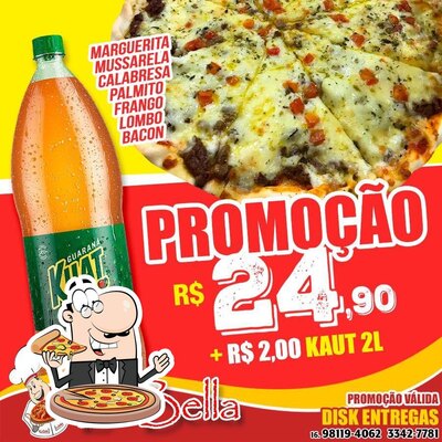 Consiga diversos tipos de pizza