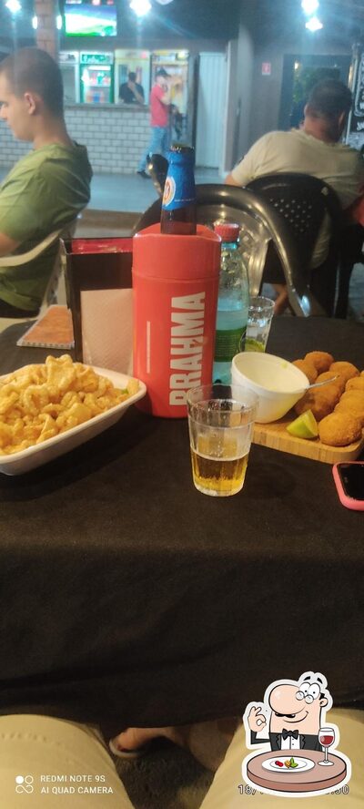 Comida em Beach bar