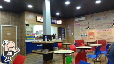 O interior do Domino's Pizza - Votorantim