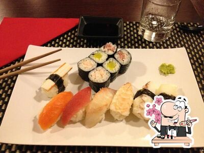 Ordina le diverse opzioni di sushi