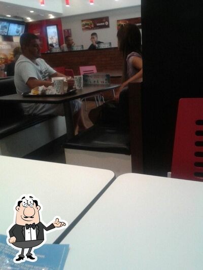 O interior do Burger King