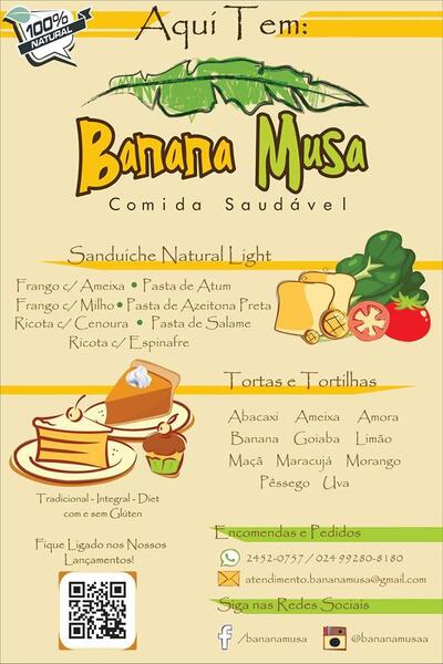 O logotipo do Banana Musa