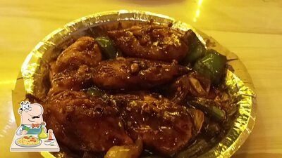 Food at MOMO'S HEAVEN Indian desi Chinese