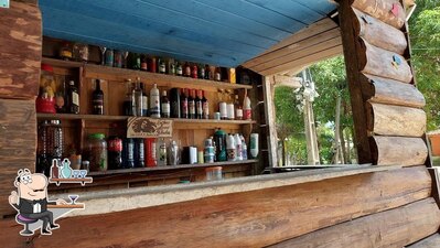 O interior do Bacurí Bar