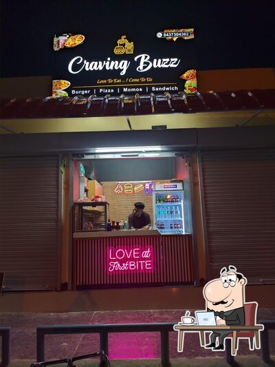 The interior of Craving Buzz
