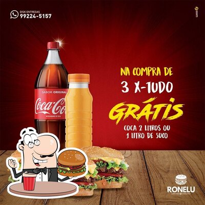 Experimente um hambúrguer no Barba Azul Restaurante