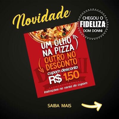Olhe as informações sobre o Dom Donni Pizzaria Toledo PR