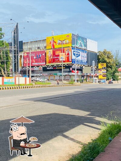 Enjoy the view at the outside area of Lalbagh Residency