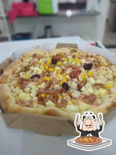 Escolha diferentes variedades de pizza