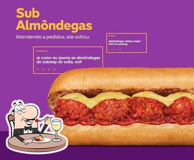 Platos en Subway