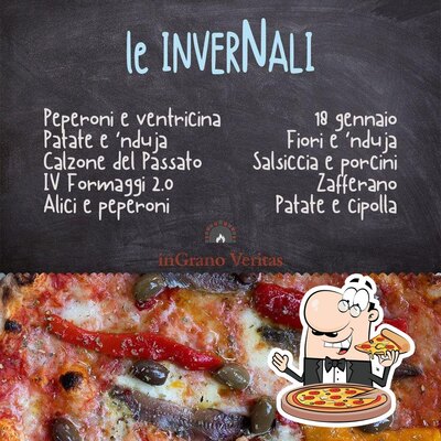 Prova una pizza alla pizzeria inGrano Veritas Talenti